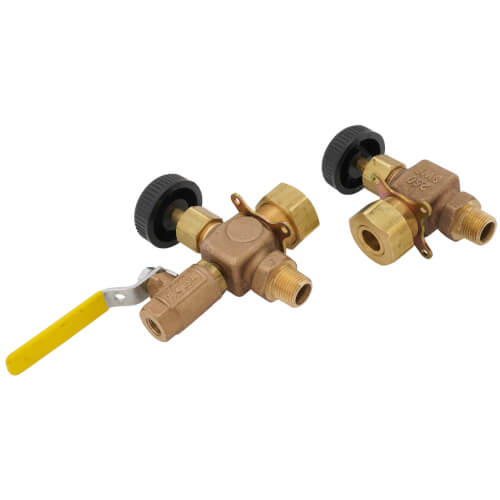APOLLO VALVES Apollo Valves 24-302-00 1/2 Inch Bronze Liquid Level Gauge With 12 Inch Glass and Rod