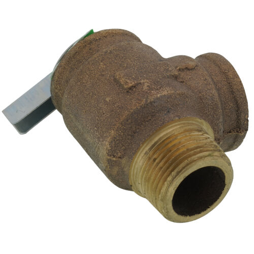 APOLLO VALVES Apollo Valves 10-417-05 Safety Relief Valve 3/4 Inch MPT x FPT 20 - 80 PSI Bronze Body