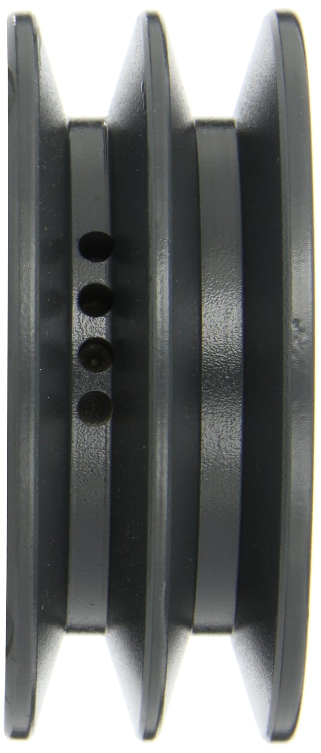 BROWNING Browning 2BK47H Classical Gripbelt Sheave 4.45 Inches Diameter 2 Grooves Bushed Cast Iron