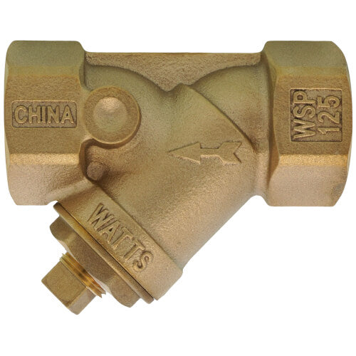WATTS Watts 0379114 LF777SI 1-1/4 Inch FNPT Lead Free Brass Y-Strainer