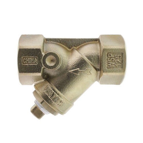WATTS Watts 0379114 LF777SI 1-1/4 Inch FNPT Lead Free Brass Y-Strainer