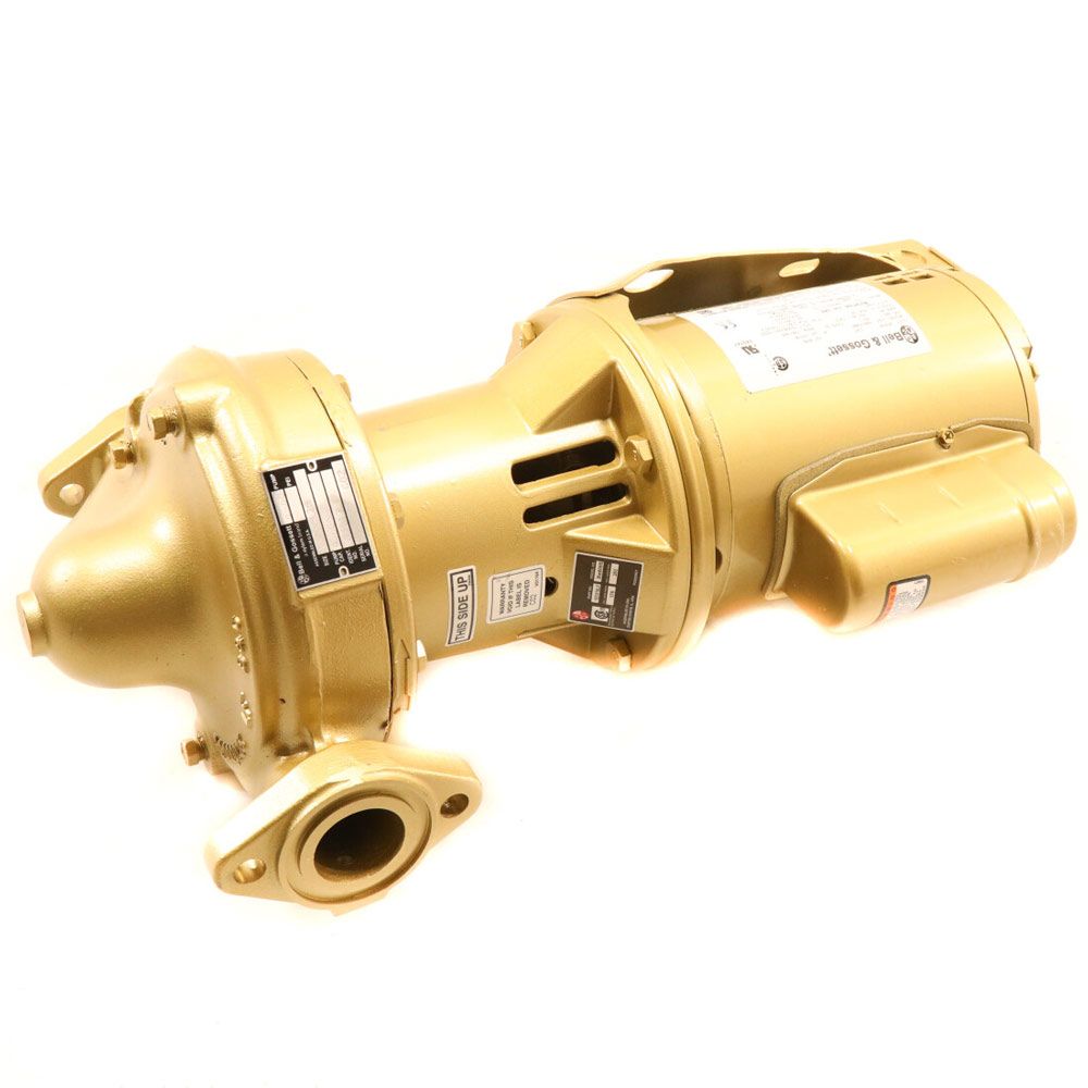 BELL & GOSSETT Bell & Gossett 1EF019LF e-60 Series Pump 1/3 HP 115/230V for HVAC and Potable Water Applications