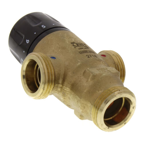 CALEFFI Caleffi 521509AC 3/4 Inch Sweat Union Thermostat Mixing Valve