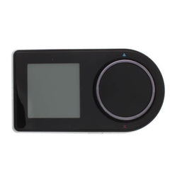 Lux Products GEO-BL-003 7 Day Programmable WiFi Thermostat Dual Mount Black 2 Heat 2 Cool