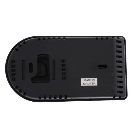 LUX Lux Products GEO-BL-003 7 Day Programmable WiFi Thermostat Dual Mount Black 2 Heat 2 Cool