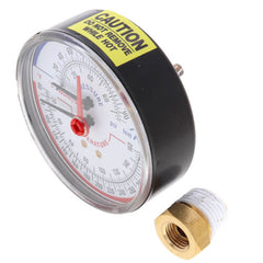 RESIDEO Resideo TDV040 Tridicator Pressure and Temperature Gauge 60/320F 1/2 NPT
