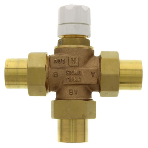 RESIDEO Honeywell Home V135A1014 1 Inch 3-Way Mixing Valve for Hydronic Heating Systems