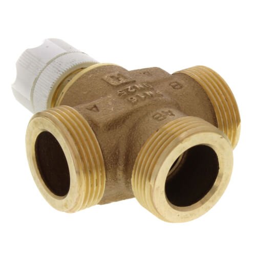 RESIDEO Honeywell Home V135A1014 1 Inch 3-Way Mixing Valve for Hydronic Heating Systems