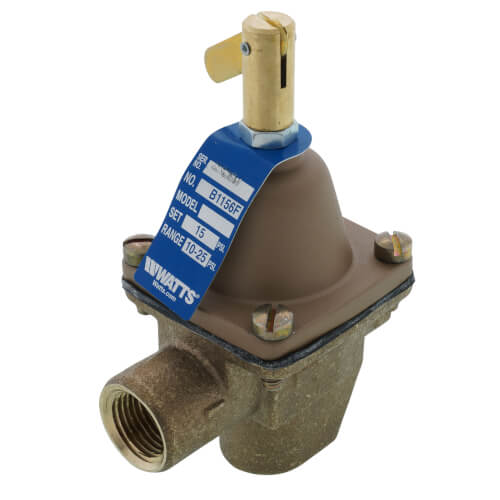 WATTS WATTS 0386423 B1156F Water Pressure Regulator Valve 1/2 Inch FNPT 10-25 psi
