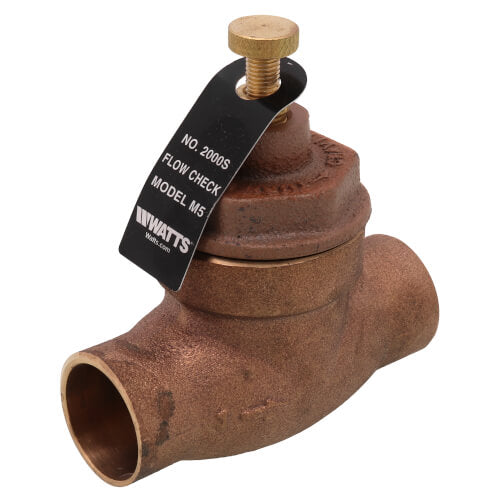 WATTS Watts 0856764 2000S-M5 1 inch Sweat 2-Way Universal Flow Check Valve