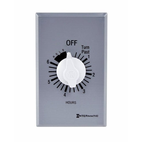 INTERMATIC Intermatic FF6HH SPST 6 Hour 125-277 Volt Commercial Timer with Hold