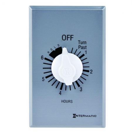 INTERMATIC Intermatic FF6HH SPST 6 Hour 125-277 Volt Commercial Timer with Hold