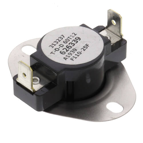 NORDYNE Nordyne 626339R Fan Control Switch F110-25 110-85 Degrees F