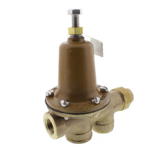 WATTS Watts 0009217 Series LF25AUB-Z3 1/2 inch 25-75 psi Lead-Free Brass Water Pressure Reducing Valve