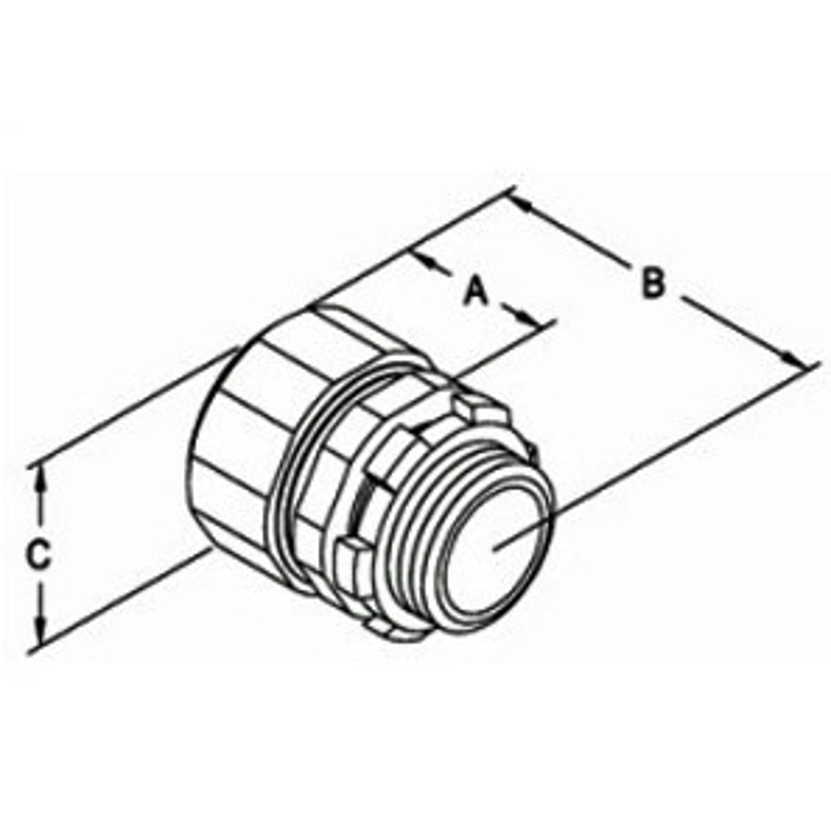 BRIDGEPORT Bridgeport 251-US Connector Compression 3/4 Inch EMT Conduit