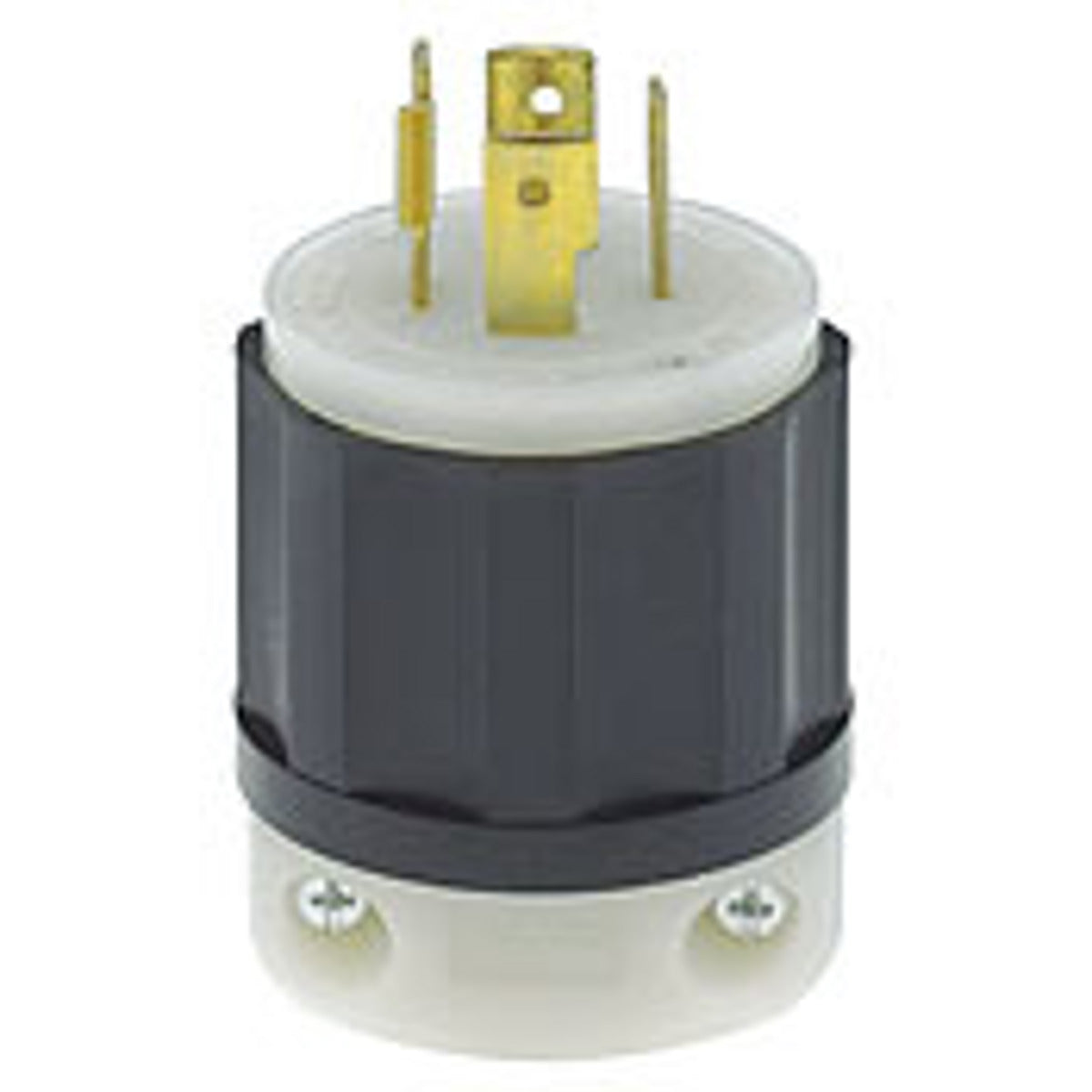 LEVITON Leviton 2411 Locking Plug 20 Amp 125/250 Volt L14-20P Industrial Grade Grounding