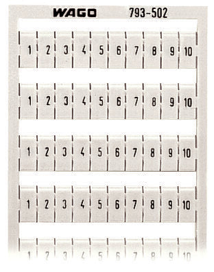 WAGO 793-502 MARKING & LABELING