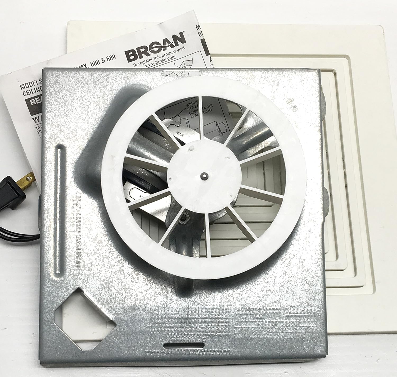 BROAN-NUTONE 1688F MOTOR PARTS