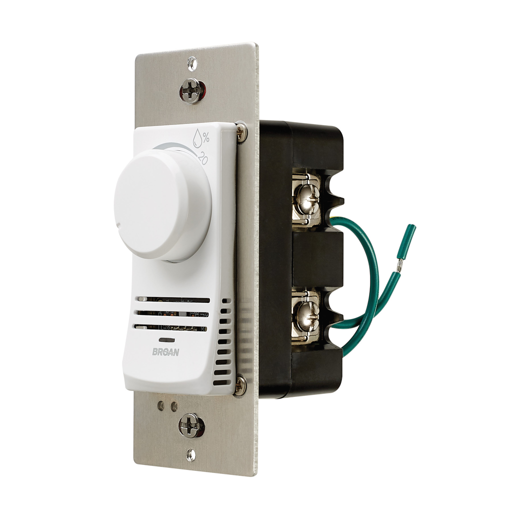 BROAN-NUTONE Broan-NuTone DD500W Digital Dehumidistat White 120 Volt 9 Amp Single-Gang Box