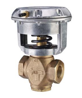 JOHNSON CONTROLS Johnson Controls VG7241LT+3008BP 3/4 Inch NO 2-Way Straight Pneumatic Valve