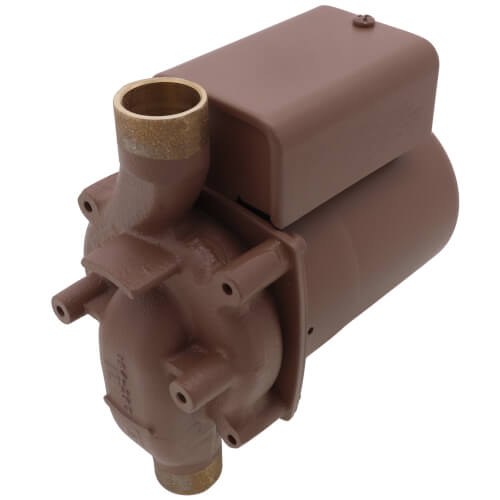 TACO Taco 008-BC6 Bronze Body Cast Iron 3/4 Inch Sweat In-Line Bronze Booster Pump 1/25 HP 1 PH
