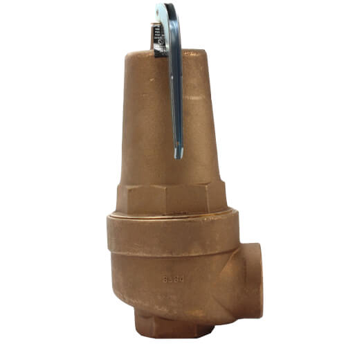 APOLLO VALVES Apollo Valves 10-618-05 Hot Water Relief Valve 2 Inch FNPT x 2-1/2 Inch FNPT - 6091000 BTU Bronze 30 PSI