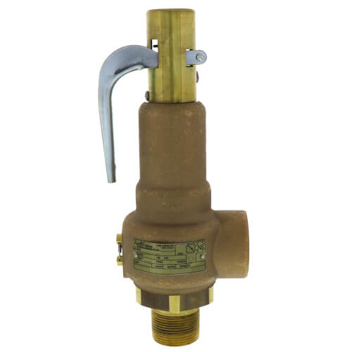 APOLLO VALVES Apollo Valves 19-MGFA-150 Safety Relief Valve Brass Trim Metal Seat 150 psi