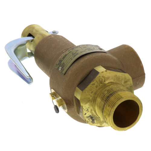 APOLLO VALVES Apollo Valves 19-MGFA-150 Safety Relief Valve Brass Trim Metal Seat 150 psi