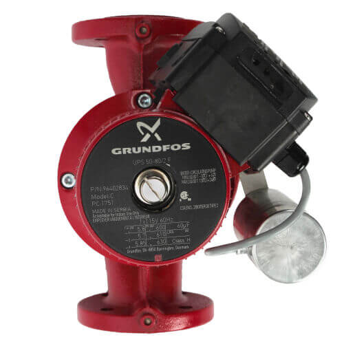 GRUNDFOS Grundfos 96402860 UPS50-160/2 Cast Iron Circulator Pump 1-1/2 HP 208-230V 3-Speed
