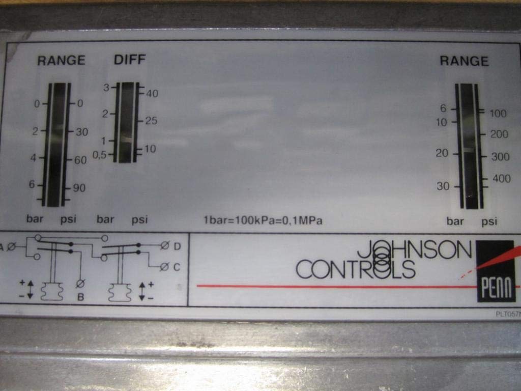 JOHNSON CONTROLS Johnson Controls P78LCA-9300 Dual Pressure Control