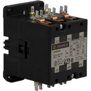 SCHNEIDER ELECTRIC Square D 8910DPA93V02 Definite Purpose Contactor 90 Amp 3-Pole