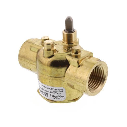 SCHNEIDER ELECTRIC ERIE VT2222 POPTOP 2-POSITION ZONE VALVES VALVE BODY 2.5CV 2-WAY 1/2 INCH NPT
