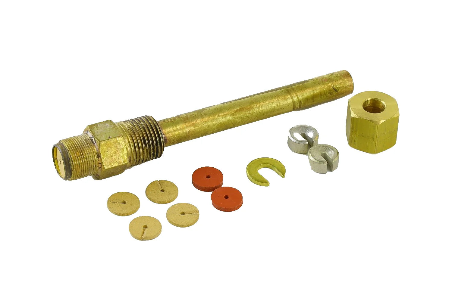 UNITED ELECTRIC CONTROLS UNITED ELECTRIC SD6225-75 Brass Well - 1/2 Inch NPT, 4 Inch BT - HVAC Hydronic Parts