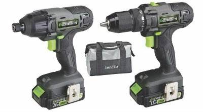 GENESIS Richpower Industries GL20DIDKB2 Drill Driver Combo Kit