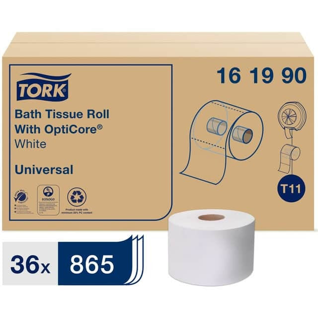 TORK Tork TRK161990 Universal Bath Tissue Roll 865 Sheets/Roll (36/Carton)