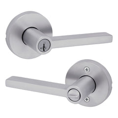 KWIKSET Kwikset 740HFLRDT-26DS Halifax Lever Entry Lock Satin Chrome