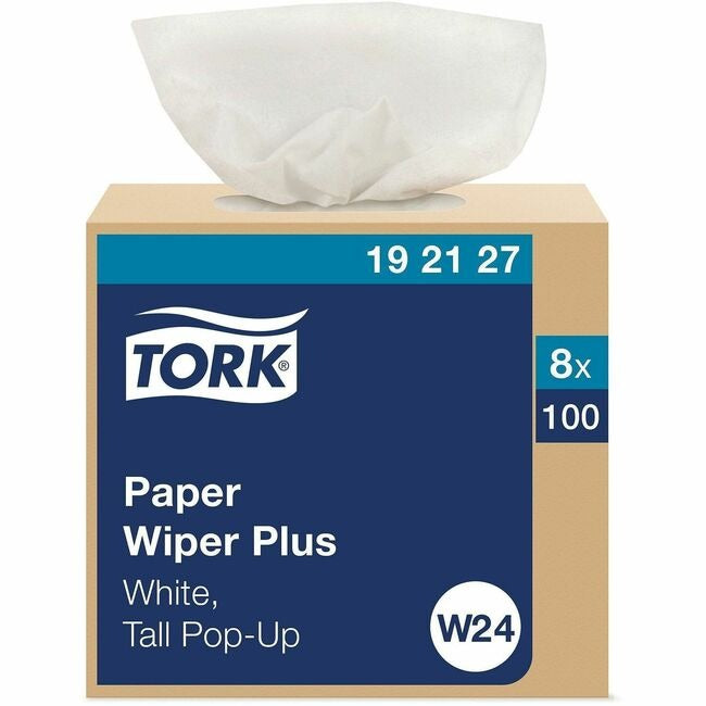 TORK Tork TRK192127 Paper Wiper Plus W24 25 x 16.25 (100/Box, 8 Boxes/Carton)
