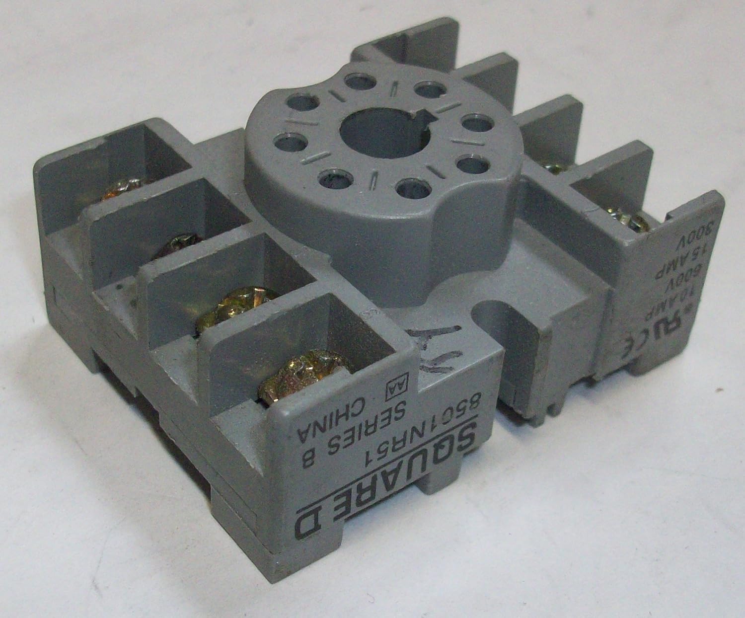 SCHNEIDER ELECTRIC Schneider Electric 8501NR51 Relay Socket 600 VAC 10 Amp
