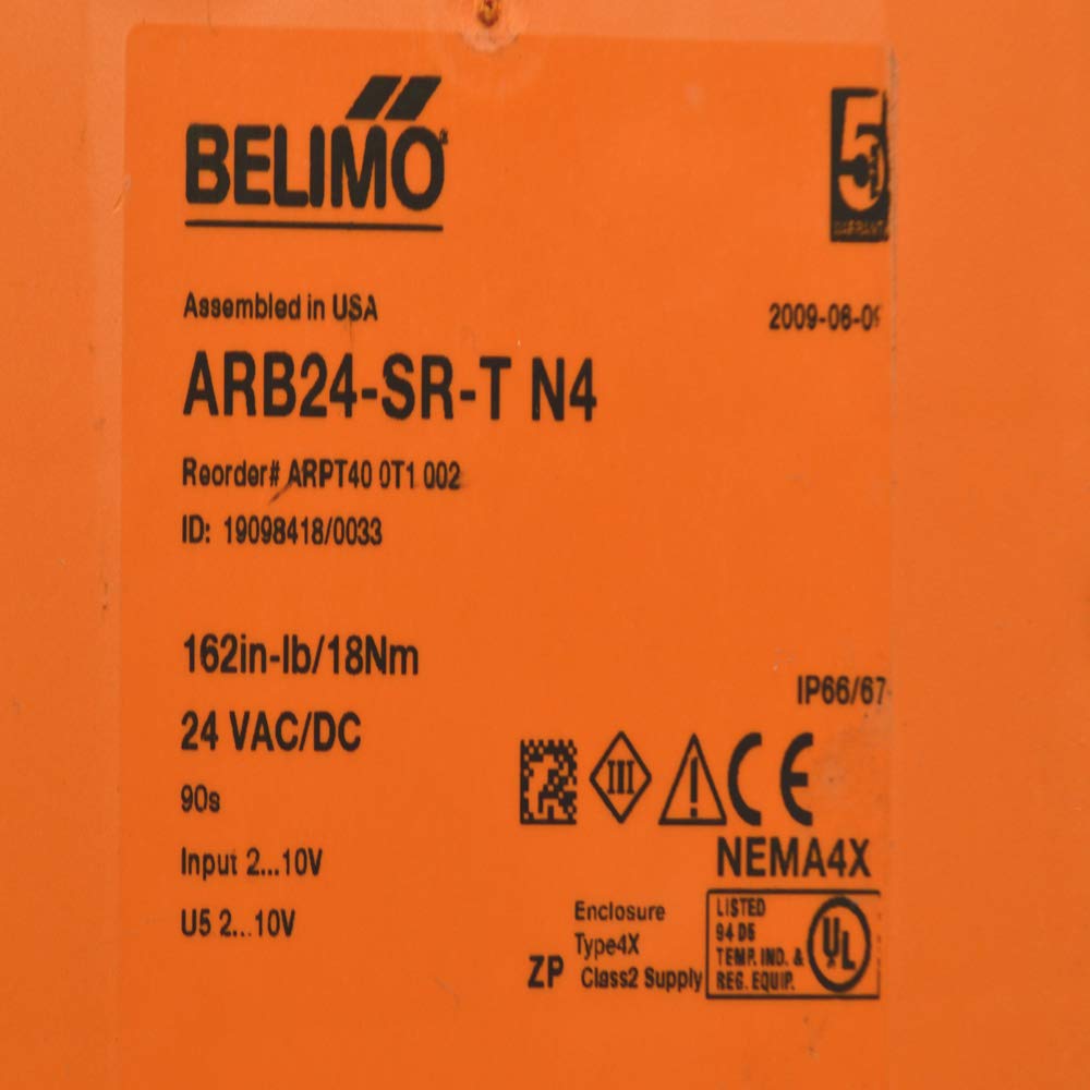 BELIMO Belimo ARB24-SR-T Non-Spring Return Control Valve Actuator 24V