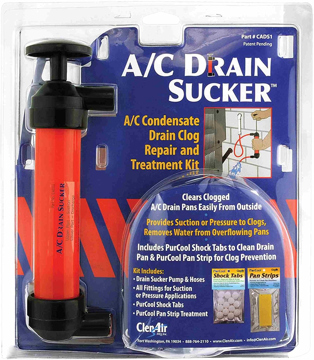 DAIKIN Carrier 61308 Ac Drain Sucker Kit