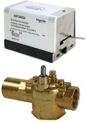 SCHNEIDER ELECTRIC Schneider Electric VT2343G13A02A 3/4 Inch Inverted Flare 2-Way 24VAC Normally Closed Valve with End Switch