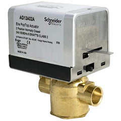 SCHNEIDER ELECTRIC Schneider Electric VT2343G13A02A 3/4 Inch Inverted Flare 2-Way 24VAC Normally Closed Valve with End Switch