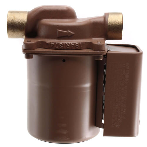 TACO Taco 006-B4-3 Bronze Circulator Pump 1/40HP 115V 3/4 Inch Sweat With Relay Replacement 006-B4-3