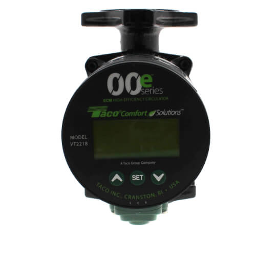 TACO Taco VT2218-HY2-4C1A00 1/25 HP 110V Cast Iron Circulator Pump for Delta-T ECM Hydronic Systems