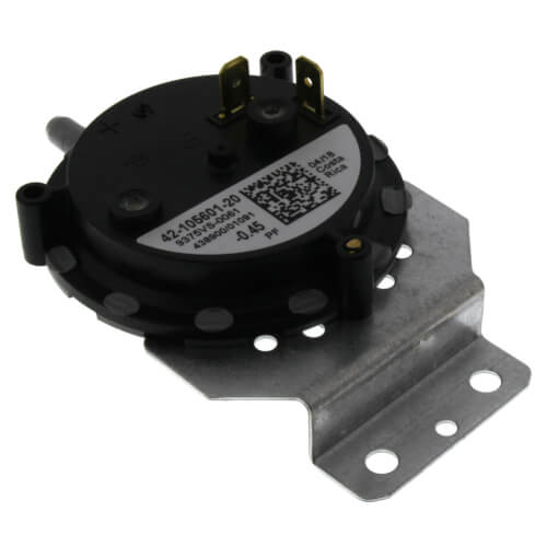 RHEEM Rheem 42-105601-20 Pressure Switch for Furnaces Black