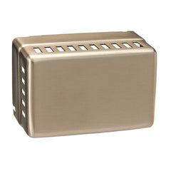 JOHNSON CONTROLS Johnson Controls T-4002-2132 Thermostat Cover Vertical No Thermometer Nickel