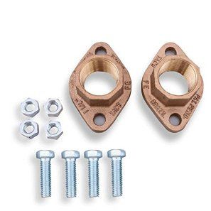 TACO Taco 194-1540SF Freedom Flange 1-1/4 Inch Threaded Stainless Steel Set for 2400 Series Pumps