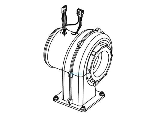 RAYPAK Raypak 014556F Combustion Air Blower Assembly for Pool and Spa Heater Parts