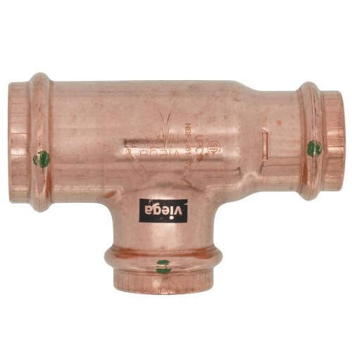 VIEGA Viega 14568 ProPress Copper Tee 1-1/4-Inch by 1-Inch by 1-Inch P x P x P