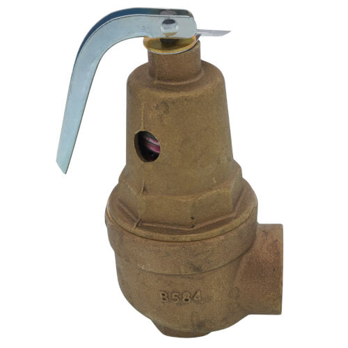 APOLLO VALVES Apollo Valves 10-605-15 1 Inch FNPT RVW60 2,728,000 BTU Bronze Hot Water Relief Valve, 75 PSIG